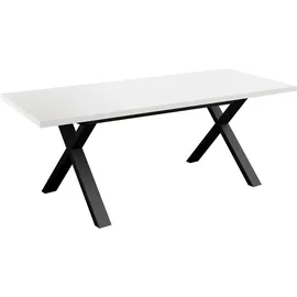 Mäusbacher 160 x 73 x 90 cm ausziehbar schwarz/weiß