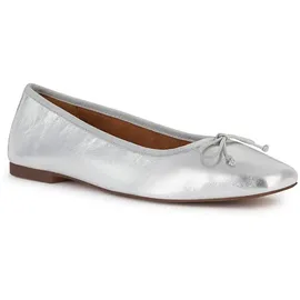 GEOX Damen D MARSILEA A Ballet Flat, Silver, 39