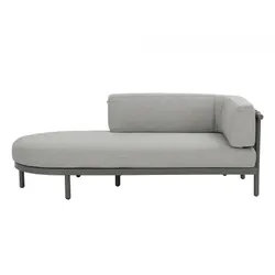 Apple Bee Maui Chaise Lounge rechts Taupe