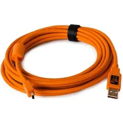 TETHER TOOLS USB 2.0/USB Mini-B Kabel 4.5m orange