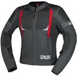 IXS Trigonis-Air Motorrad Textiljacke Grau/Rot 4XL