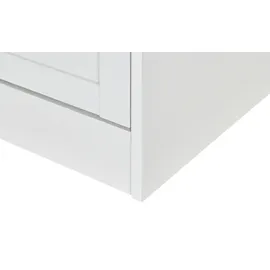 Finori Drehtürenschrank Landwood 120 x 200 x 51 cm Weiß