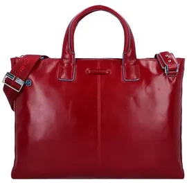 Piquadro Blue Square Aktentasche Leder 42 cm Laptopfach rot