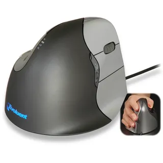 Evoluent VerticalMouse 4 Right grau/silber