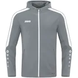 Jako Kapuzenjacke Power Steingrau 164