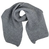 COLLEZIONE ALESSANDRO Schal " Strick-It " in grau | Gr.: onesize