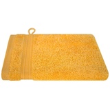 Waschhandschuh 16 x 21 cm goldgelb