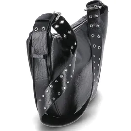 Seidenfelt Manufaktur Liinaja Schultertasche Polyurethan Glossy Black