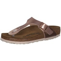 Birkenstock Gizeh Unisex-Sandalen, Elektrisches Metallic-Kupfer, 13.5 UK - 32 EU