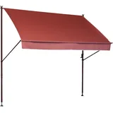 Angerer Klemmmarkise Style 200 cm terrakotta