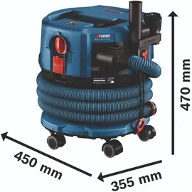 Bosch GAS 18V-12 MC inkl. 2 x 8,0 Ah Akku + Ladegerät