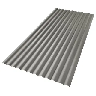 Recyclingplatte 2,3 mm betongrau Sinus 76/18