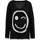 Aniston CASUAL Strickpullover mit eingestricktem Smiley, schwarz-weiß