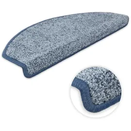 Kettelservice-Metzker Stufenmatten Ventura Halbrund Hellblau 15 Stück