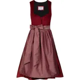 Edelnice Midi Dirndl Luise Samt rot 48