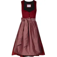 Edelnice Midi Dirndl Luise Samt rot 48