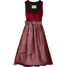 Edelnice Midi Dirndl Luise Samt rot 48