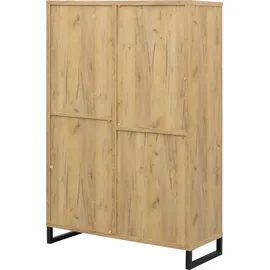 omg design Barschrank Ronda 110 x 170 x 45 cm Eiche