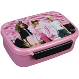 Scooli - Barbie Brotzeitdose - Mit herausnehmbarem Einsatz - Kindergarten Brotdose - Sandwichbox Schule - Brotzeitdose aus Kunststoff BPA frei