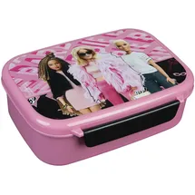 Scooli - Barbie Brotzeitdose - Mit herausnehmbarem Einsatz - Kindergarten Brotdose - Sandwichbox Schule - Brotzeitdose aus Kunststoff BPA frei