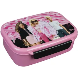 Scooli - Barbie Brotzeitdose - Mit herausnehmbarem Einsatz - Kindergarten Brotdose - Sandwichbox Schule - Brotzeitdose aus Kunststoff BPA frei