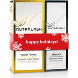 Nutralash – Vorteils-Set Mascara und Wimpernserum I Tiefschwarze Wimperntusche für Maximales Volumen I Wimpernserum für lange Wimpern in nur 6-8 Wochen I Für voluminöse, lange Wimpern I 5ml & 3ml