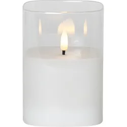 LED-Windlicht "Flamme", bewegende Flamme, klar