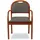 Home Affaire Armlehnstuhl ROMA Massivholz rot