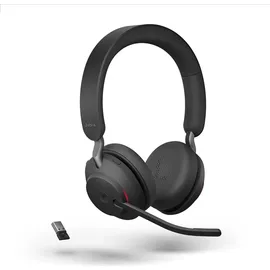 JABRA Evolve2 65 USB-A MS Teams Stereo schwarz mit Ladestation