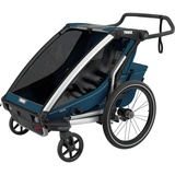 Thule Chariot Cross 2 aluminium/majolica blue