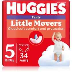 Huggies Little Movers Pants Einweg-Windelhöschen 12-17 kg 34 St.