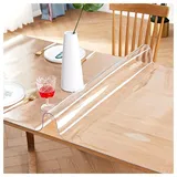 Tisch Schutzfolie Transparent Wasserdicht/Glasklar Folie aus PVC/transparente Tischdecke Tischschutz für Holztische geeignet,Dicke 1mm,Größe wählbar,Rechteckig,30x40cm