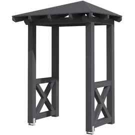 SKANHOLZ Vordach Wesel 4 188 x 126 cm grau