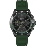 Lacoste Chronograph Quarz Uhr für Herren mit Grünes Silikonarmband - 2011153