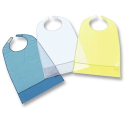 Suprima 5083 Ess-Schürze PVC mit Auffang und Klettverschluss gelb 63x40 cm , 1 Stück