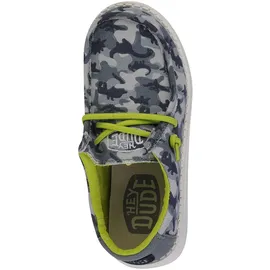 HEYDUDE Wally Youth Camodino Kinder Blau 32