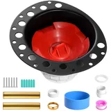 Vevor PVC-Ablaufset für freistehende Badewannen, mit PVC-Adapter für Ablaufgarnitur, kompatibel mit freistehenden Badewannen, bodenmontierten Badewannen & Inselbadewannen