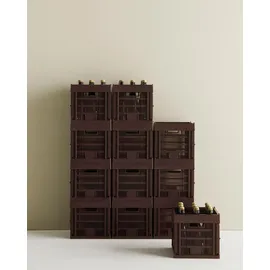 HAY Aufbewahrungsbox Colour Crate Cube 29,5 x 29,5 x 29,5 cm Weiß