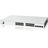 Cisco Catalyst 1200 Rackmount Gigabit Managed Switch, 24x RJ-45, 4x SFP (C1200-24T-4G)