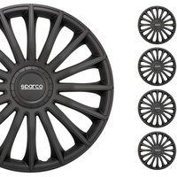 Sparco Satz Sparco Radzierblenden Treviso 14-Zoll Schwarz