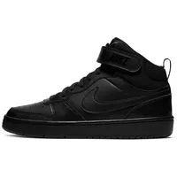 Nike Court Borough Mid 2 (GS) Straßen-Laufschuh, Black/Black-Black, 39