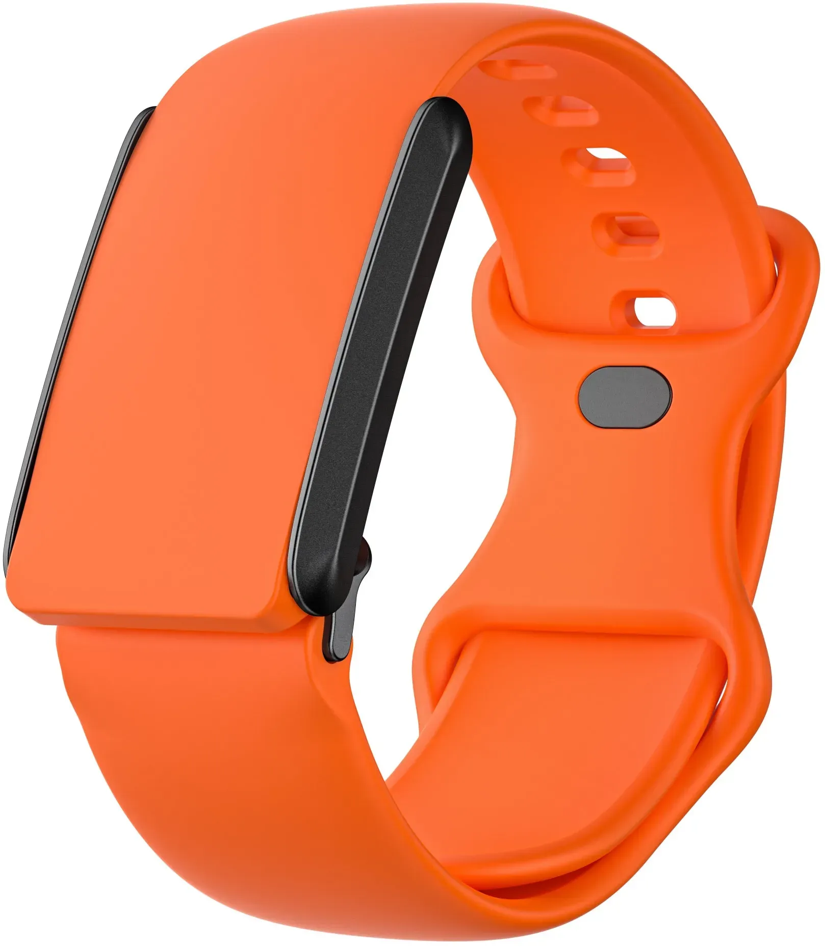 Strap-it Whoop 4.0 Armband Silikon für Whoop 4.0 - Orange - Druckknopf Verschluss