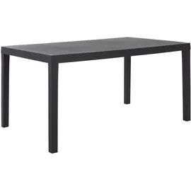 PROGARDEN Gartentisch Ausziehbar 150-220 x 90 x 72 cm Anthrazit