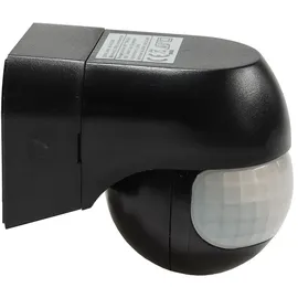 ChiliTec Bewegungsmelder "CBM-Slim" 180° LED geeignet, IP44, 1-800W, schwarz
