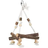 Trixie Natural Living Schaukel am Tau 27 cm Weiß