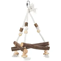 Trixie Natural Living Schaukel am Tau 27 cm Weiß