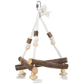 Trixie Natural Living Schaukel am Tau 27 cm Weiß