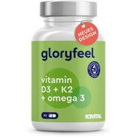 gloryfeel® Vitamin D3 5.000 I.e. K2 & Omega 3 Kapseln 90 St