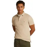 Herren Poloshirt Kurzarm Slim Fit Beige XL