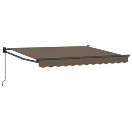 vidaXL Ausziehbare Markise 3 x 2,5 m taupe